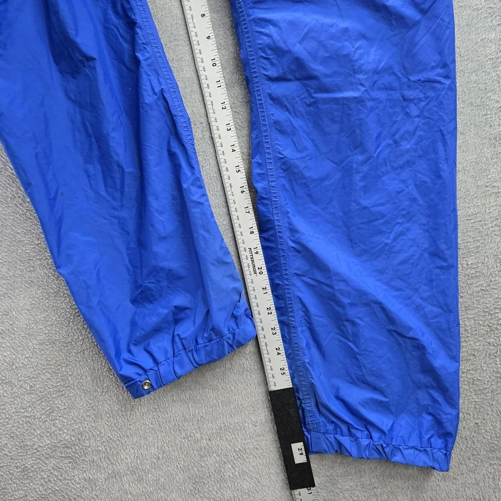 VINTAGE The North Face Men Pants W-M Blue Rain Goretex Outdoor 80s USA READ